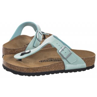 Japonki Birkenstock Gizeh BS Patent Surf Green 1026956