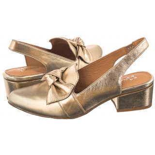 Sandały Maciejka Złote N6539-25/00-1