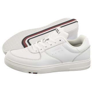 Sneakersy Tommy Hilfiger Modern Cup Corporate Lth White FM0FM04941 YBS