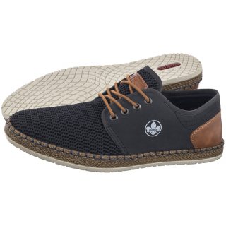 Półbuty Rieker Granatowe B5249-14