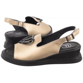 Sandały Filippo Złote DS6069/25 GO