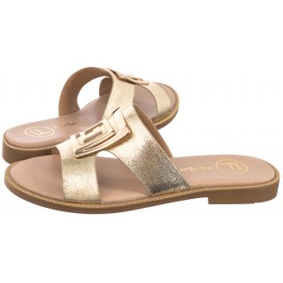 Klapki Filippo Złote DK3703/25 GO