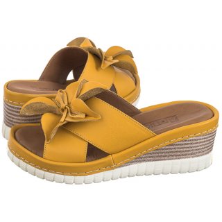 Klapki Artiker Żółte 52C0504