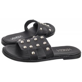 Klapki Venezia Czarne MRZ00092 Black