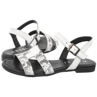 Sandały Nessi Białe 24632