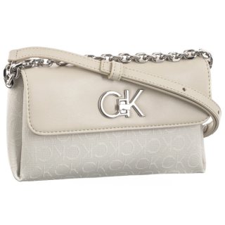 Torebka Kopertówka Calvin Klein Re-Lock Mini Crossbody Bag_JCQ Dk Ecru Jacquard Mono K60K611989 PC4