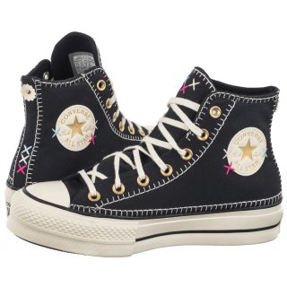 Trampki Converse CTAS Lift HI Black/Egret/Gold A08731C