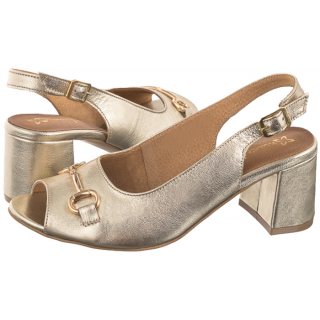 Sandały Maciejka Złote 06569-25/00-5