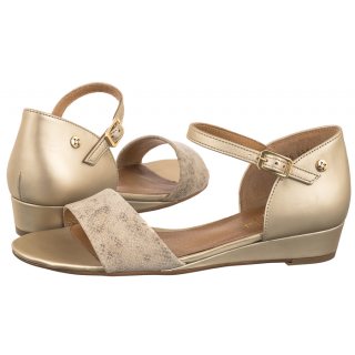 Sandały Maciejka Złote 06486-25/00-1