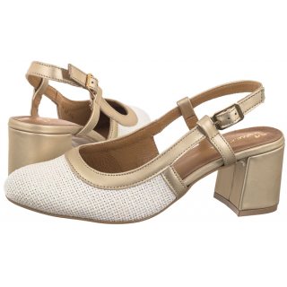 Sandały Maciejka Złote 06425-25/00-1