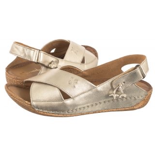 Sandały Maciejka Złote 00994-64/00-5