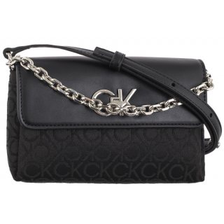 Torebka Calvin Klein Re-Lock Mini Crossbody Bag CK Black Mono Jacquard K60K612642 0GK