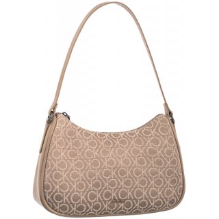 Torebka Calvin Klein CK Refine Shoulder Bag-JCQ Chanterelle Mono Jacquard K60K612333 0HE