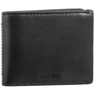 Portfel Calvin Klein Clean Esntl Bifold 5CC W/Coin CK Black Palmellato K50K512264 BEH