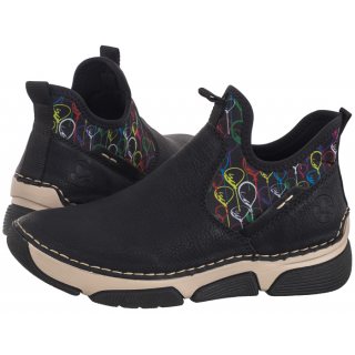 Botki Rieker Czarne 45957-00 Black