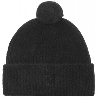 Czapka Calvin Klein CK Emboidery Airy Pompom Beanie Ck Black K60K612586 BEH