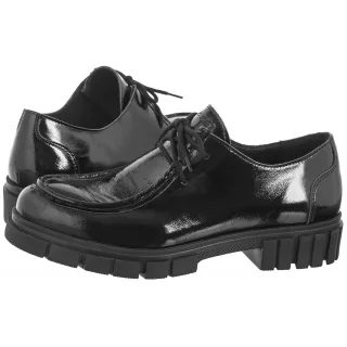 Półbuty Nessi Czarne Lakierowane 24657_ 711