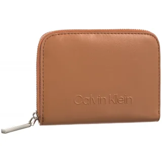 Portfel Calvin Klein Embossed Logo Zip MD Wallet Lion K60K612437 GDB