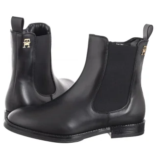 Sztyblety Tommy Hilfiger Chelsea Boot Black T4A5-33590-0092999