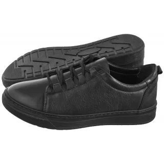 Półbuty Venezia Czarne D009LEBLOSP048