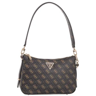 Torebka Guess Eco Erica Top Zip Shoulder Bag HWEQG9 51018 Brown Logo