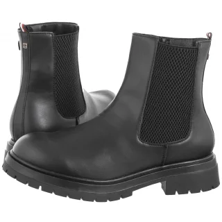 Botki Tommy Hilfiger Chelsea Boot Black T3A5-33570-1351999