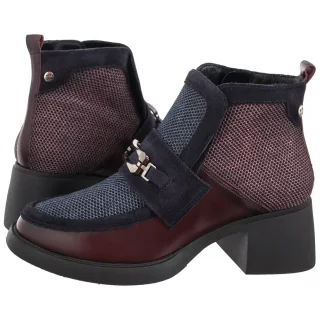 Botki Maciejka Bordowe/Granatowe 06747-23/00-8