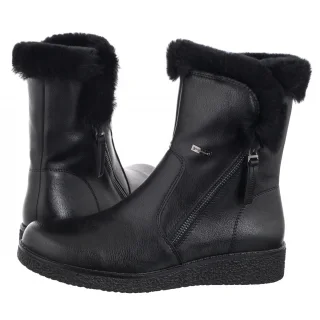 Kozaki Sergio Leone Czarne Licowe BT 338-S