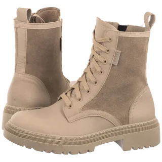 Botki Nessi Beżowe 22361_