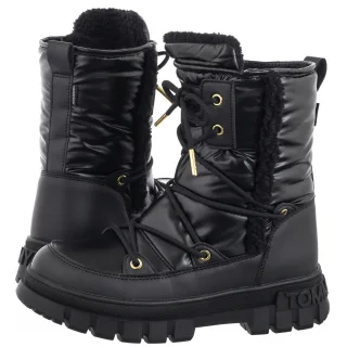 Śniegowce Tommy Hilfiger Fur Boot Black T3A5-33610-1695999