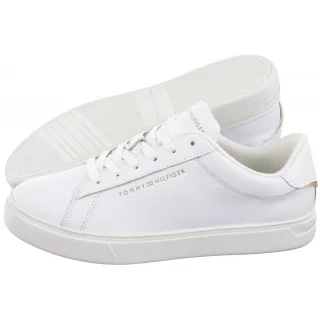 Sneakersy Tommy Hilfiger Essential Court Sneaker White FW0FW08320 YBS