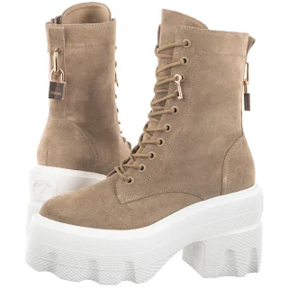 Botki Carinii Beżowe B9923-O17-000-000-G67