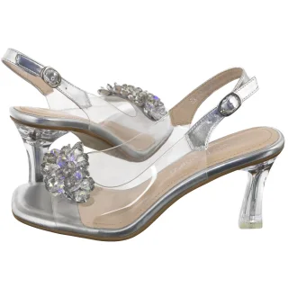 Czółenka Sergio Leone Srebrne SK 045