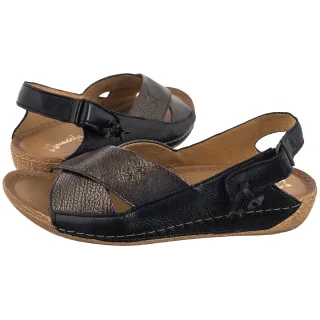 Sandały Maciejka Czarne 00994-63/00-5