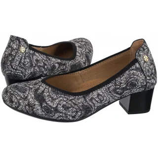 Czółenka Maciejka Czarno-Beżowe 04802-44/00-1