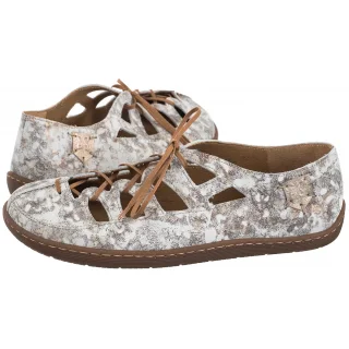 Półbuty Maciejka Złote/Beżowe 06835-25/00-1