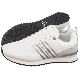 Sneakersy Pepe Jeans Dublin Half W White PLS40035 800