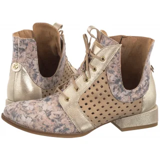 Botki Maciejka Beżowe 05541-04/00-5