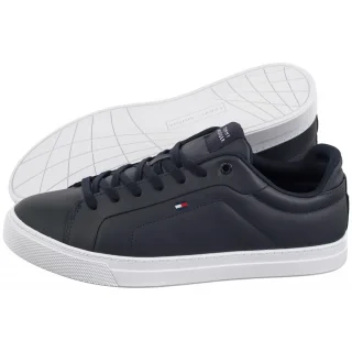 Sneakersy Tommy Hilfiger Icon Court Lth Flag Ess Desert Sky FM0FM05317 DW6