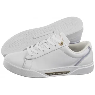 Sneakersy Tommy Hilfiger Chic Court Sneaker White FW0FW08642 YBS