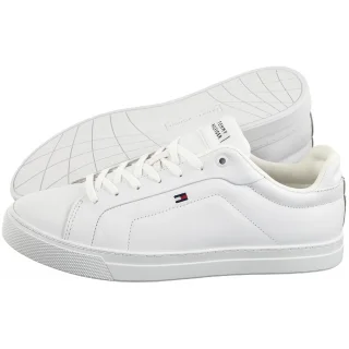 Sneakersy Tommy Hilfiger Icon Court Lth Flag Ess White FM0FM05317 YBS
