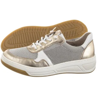 Półbuty Caprice Złote 9-23504-44 239 Stone Comb