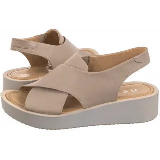 Sandały Nessi Beżowe 20730/1 122