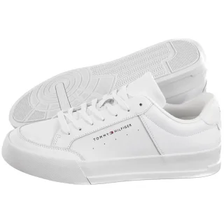 Buty Sportowe Tommy Hilfiger TH Court Mix Lth White FM0FM05489 YBS