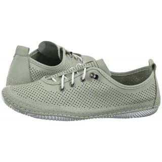 Półbuty Artiker Zielone Ażurowe 54C0833