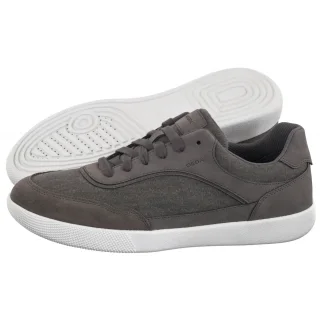 Sneakersy Geox U Rieti A - Canvas+Nbk Synt.Le Dk.Grey U5570A 010EK C9002