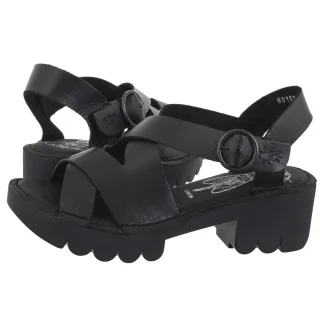 Sandały FLY London Eria Bridle Black P801536000