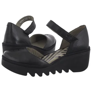 Sandały FLY London Biso Mousse Black P501305023