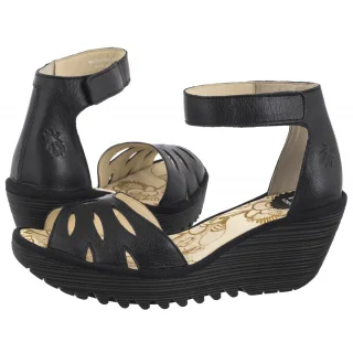 Sandały FLY London Yelu Mousse Black P501545001
