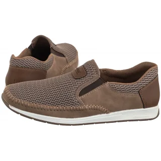 Mokasyny Rieker Beżowe 11954-64 Beige